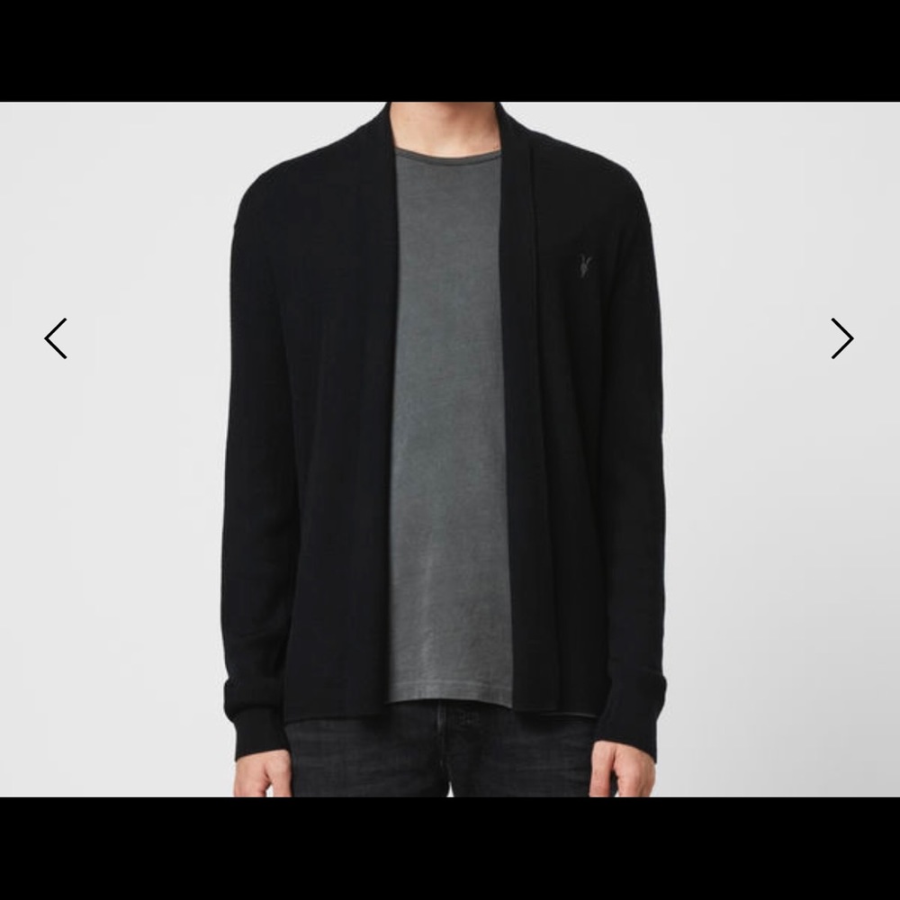All Saints Open Cardigan - MEN SIZE SMALL